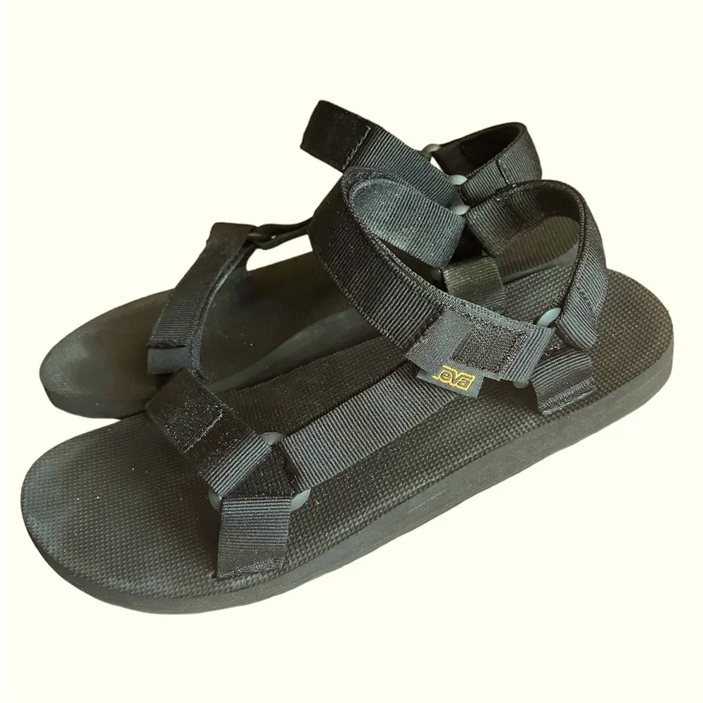 - TEVA‎ Black Men’s Sandals Shoes Sz 11